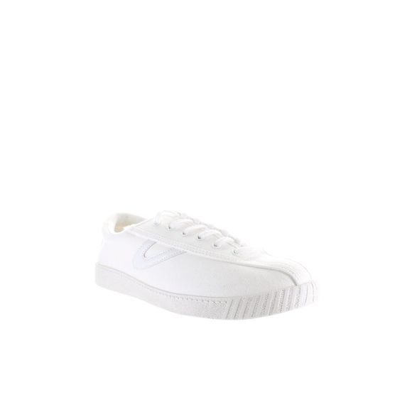 Tretorn Womens Nylite Plus Canvas White Fashion Sneaker Size 10 Medium (B, M) - Picture 2 of 4